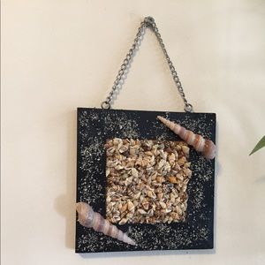 Seashells wall hanging